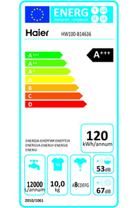 Lave-linge hublot HAIER HW100-B14636