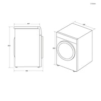 Lave-linge hublot HAIER HW90-B14959S8U1