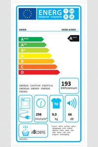 Seche-linge pompe à chaleur HAIER HD90-A3959R