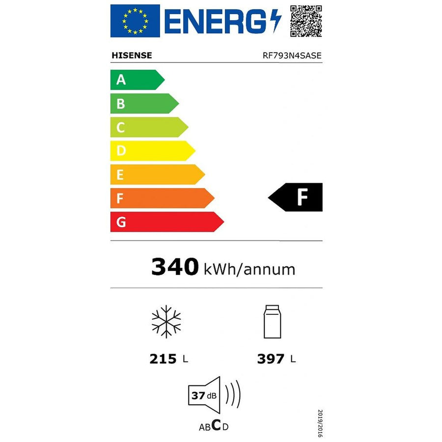 Réfrigérateur multi-portes HISENSE RF793N4SASE