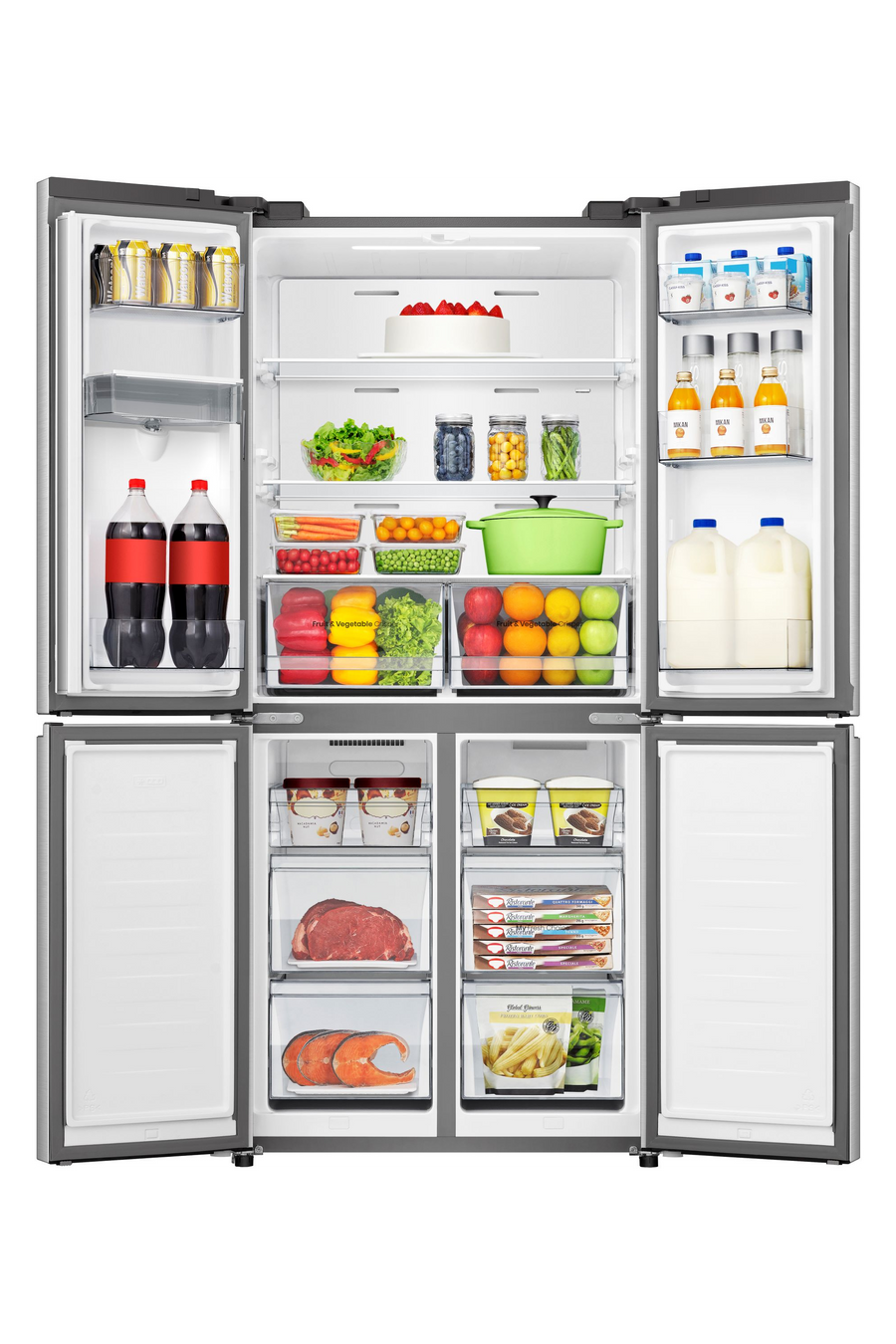 Réfrigérateur Multi-portes 482 Litres Neuf HISENSE RQ5P470SMIE