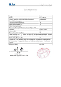 Congélateur armoire HAIER H2F-320WAA