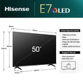 Téléviseur LED HISENSE 50E7NQ 126 cm (50") 