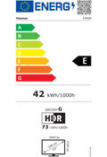 Téléviseur LED HISENSE 43A6N 108 cm (43")