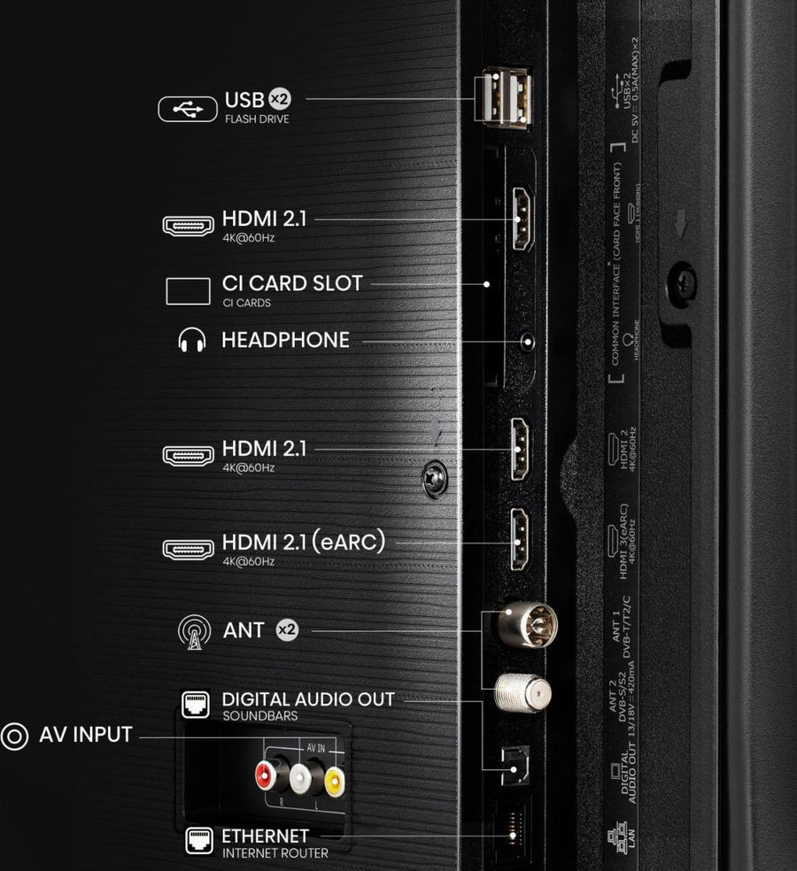Téléviseur LED HISENSE 58E7Q 146 cm (57")