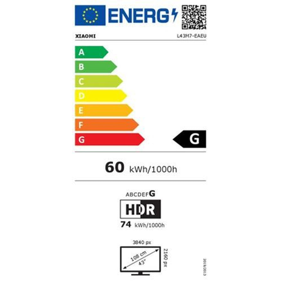 Téléviseur LED XIAOMI Mi TV A2 43 108 cm (43")