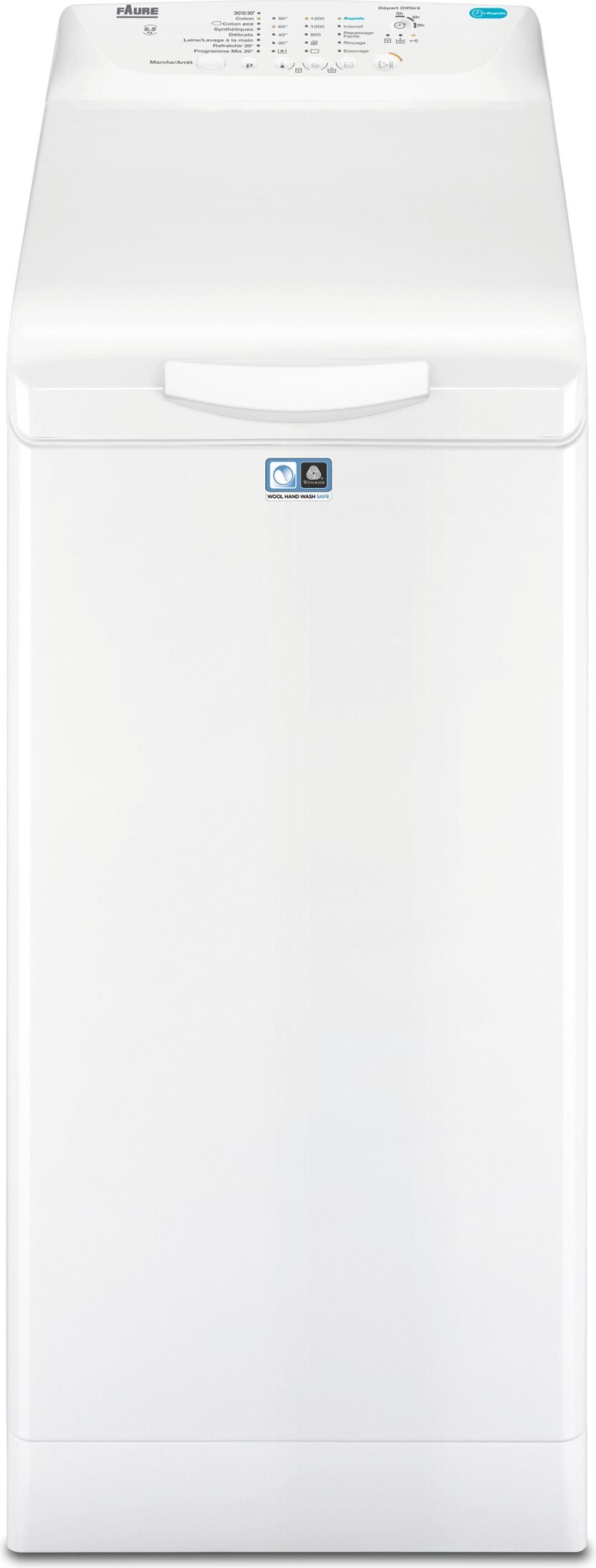 Lave-linge top FAURE FWY51223WR