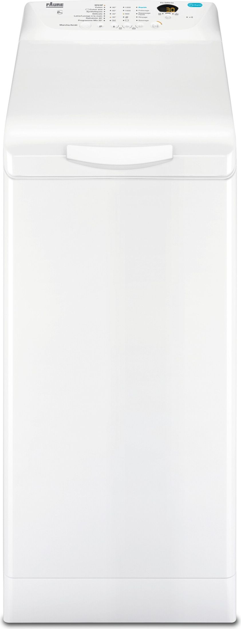 Lave-linge top FAURE FWQ61229WD