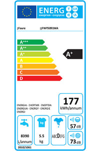 Lave-linge top FAURE FWY5091WA
