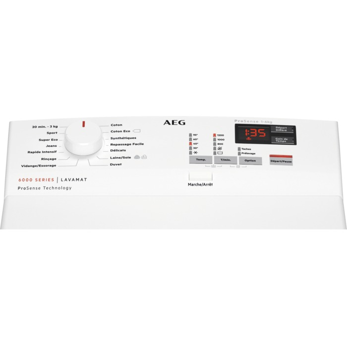 Lave-linge Top 6 kg Reconditionné AEG L6TBR622K