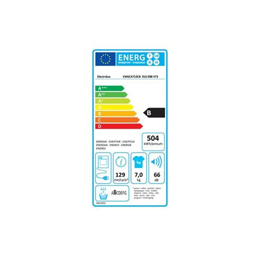 Seche-linge à condensation ELECTROLUX EW6C4753CB
