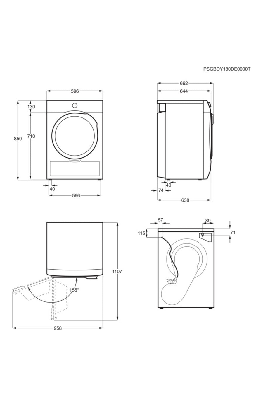 Seche-linge pompe à chaleur ELECTROLUX EW8H5842GB