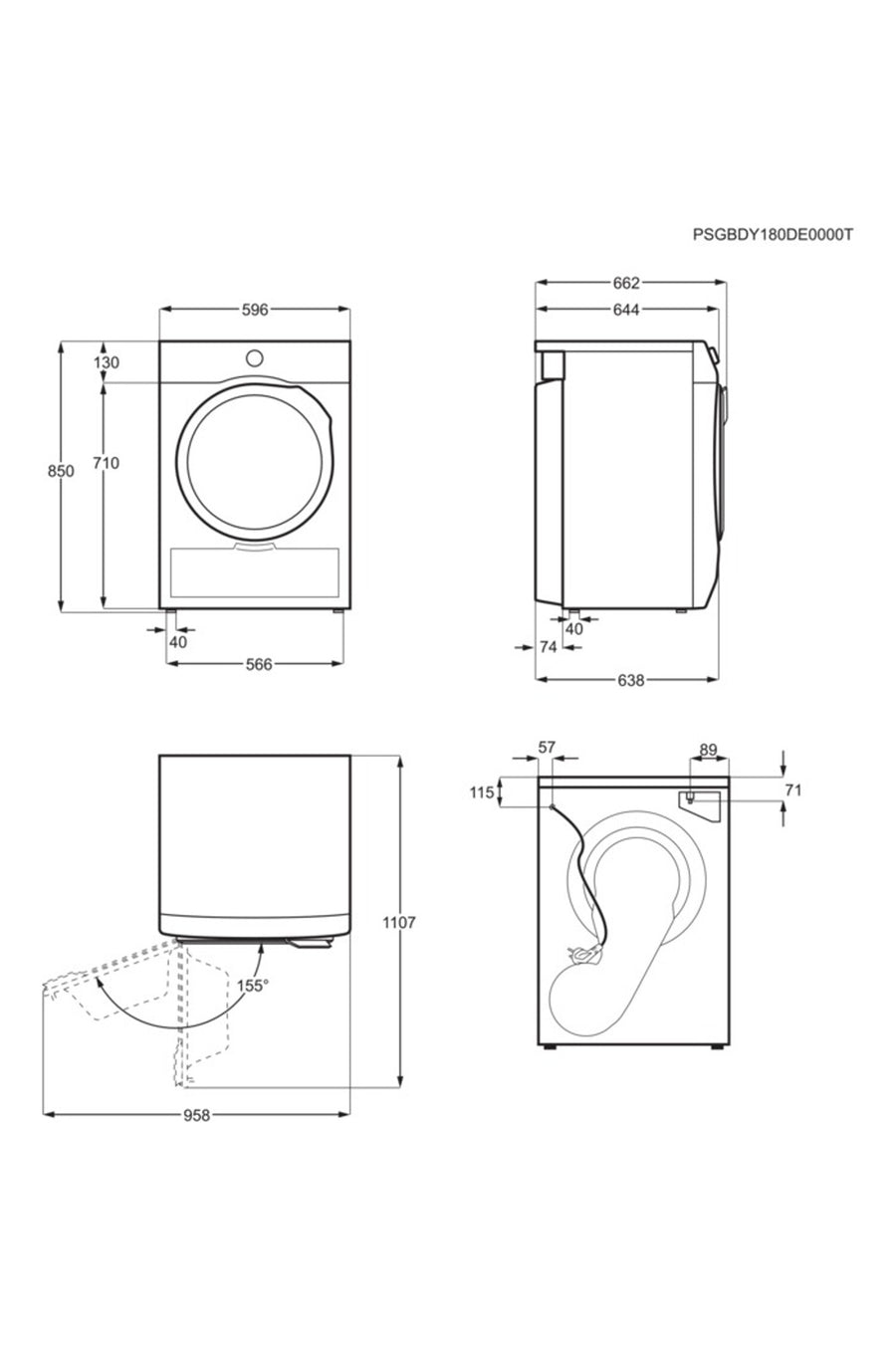 Seche-linge pompe à chaleur ELECTROLUX EW7H3252SP