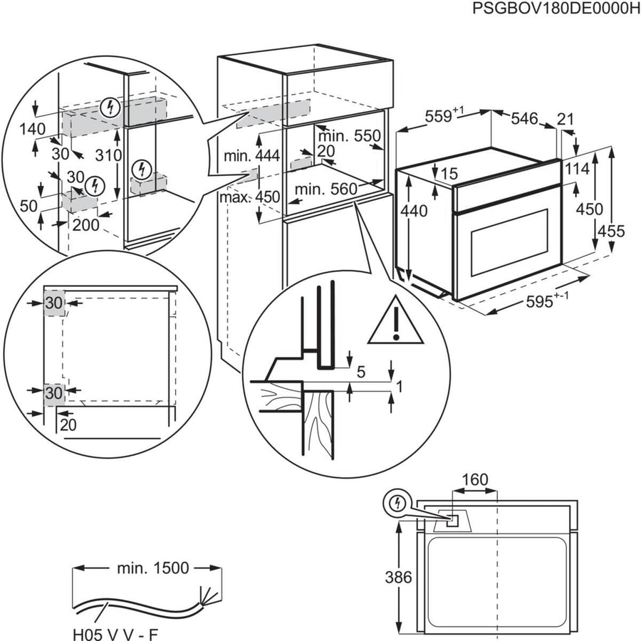 Four micro-ondes AEG KMK968000T