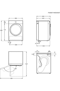 Seche-linge pompe à chaleur ELECTROLUX EW8H4868SP