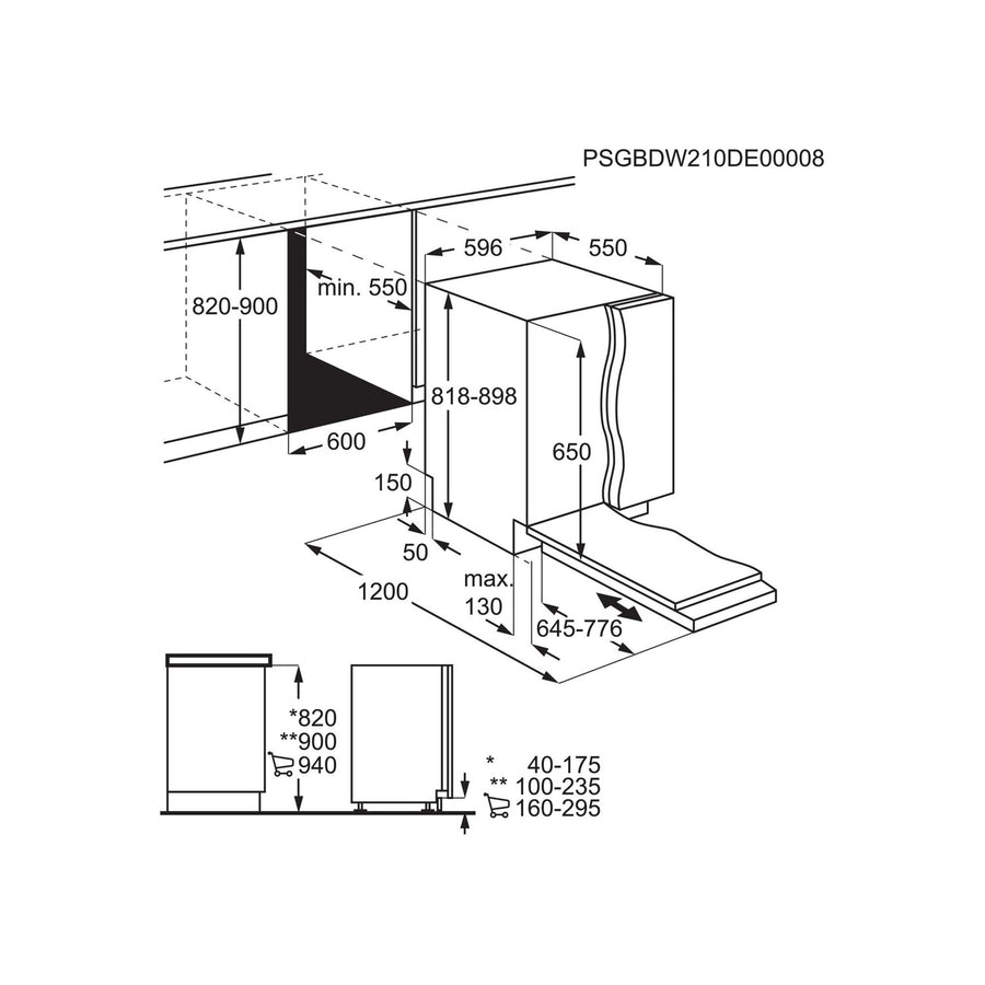 Lave-vaisselle encastrable AEG FSB53927Z