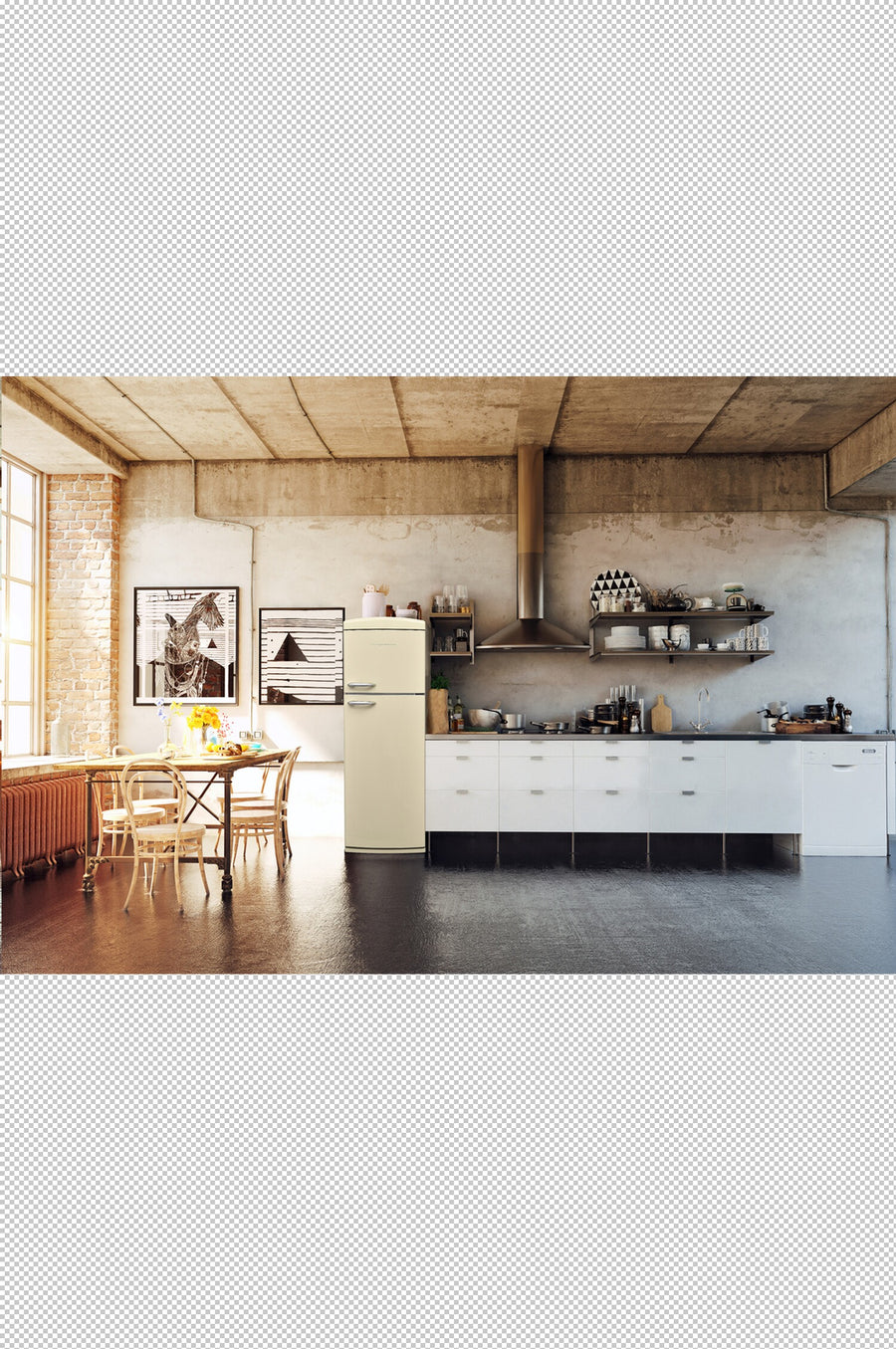 Réfrigérateur avec congélateur FRIGIDAIRE FFR33GFEWT