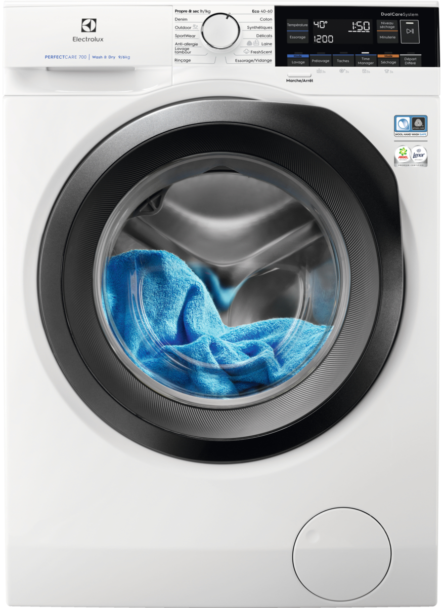 Lave-linge sechant ELECTROLUX EW7W3930SB