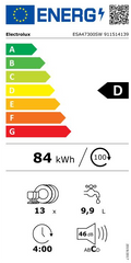 Lave-vaisselle Pose Libre 13 couverts Reconditionné ELECTROLUX ESA47300SW