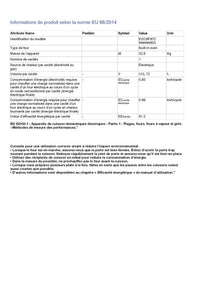 Four chaleur tournante ELECTROLUX EOC6P67Z