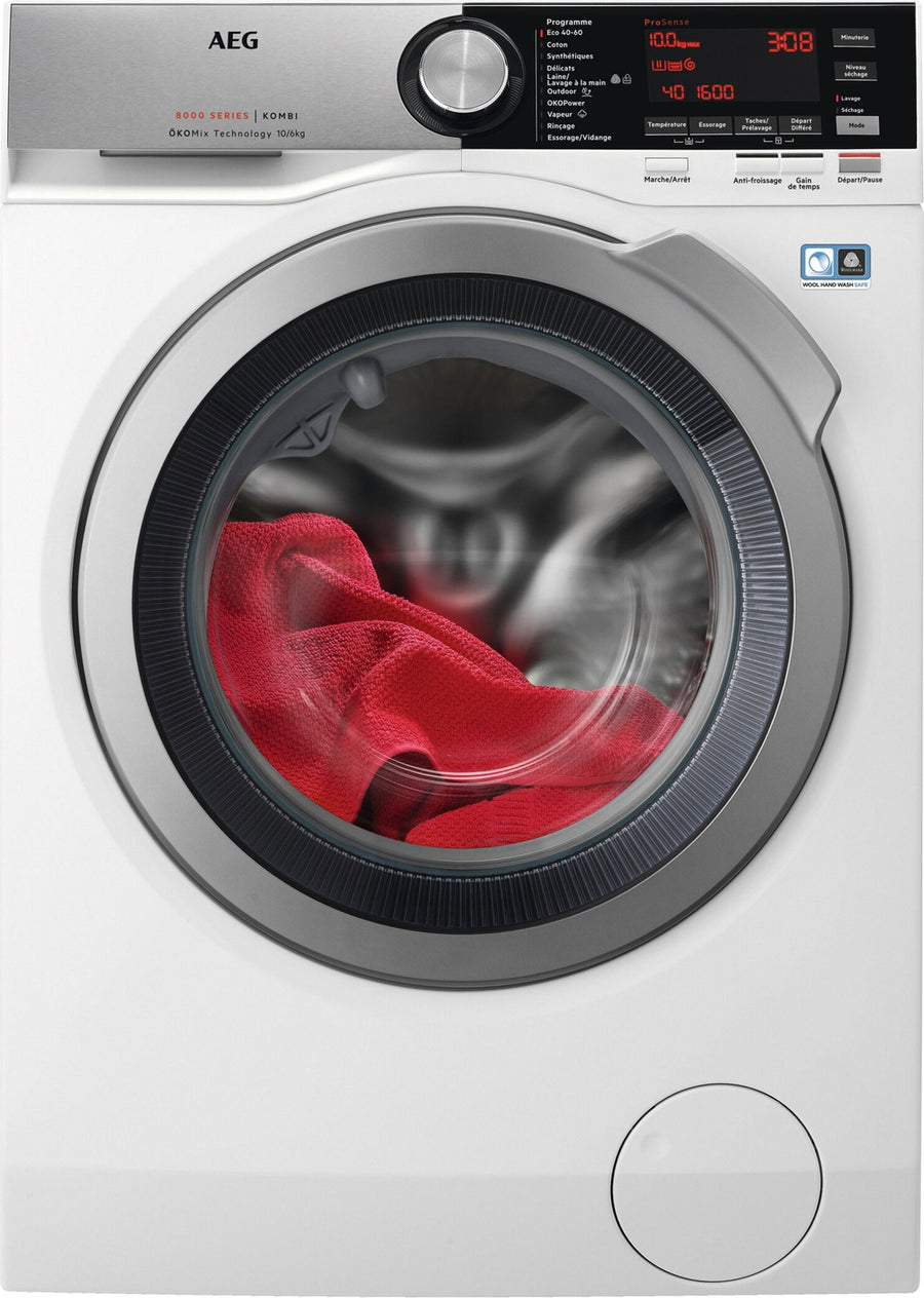 Lave-linge sechant AEG L8WAE164N