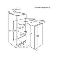 Réfrigérateur avec congélateur ELECTROLUX LFB3DE12S