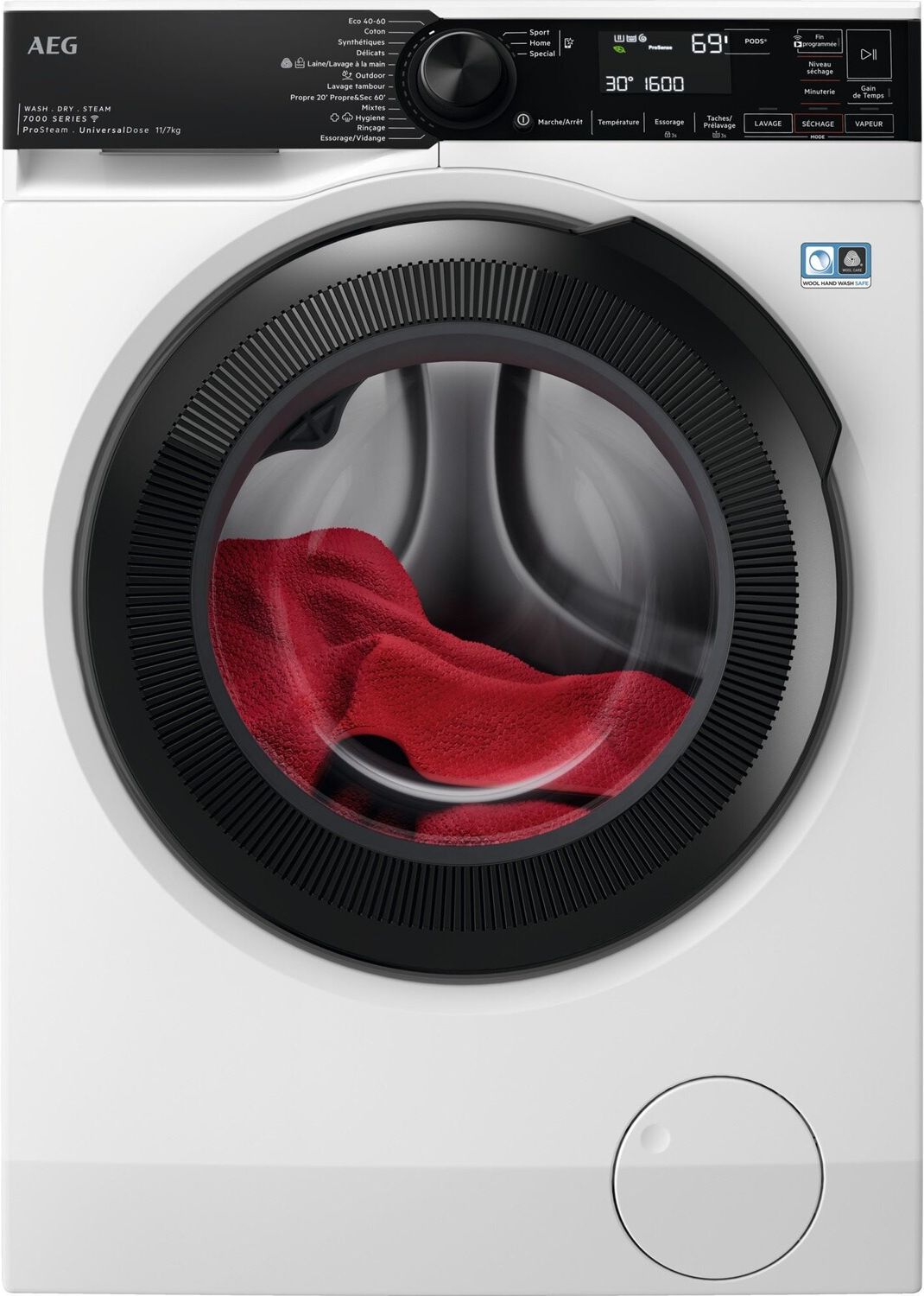 Lave-linge sechant AEG LWR73A1176V