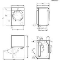 Lave-linge sechant AEG LWR73A1176V