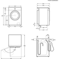 Lave-linge sechant ELECTROLUX EWW8416DB