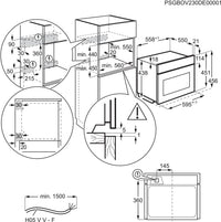 Four micro-ondes encastrable AEG NKM7N721T