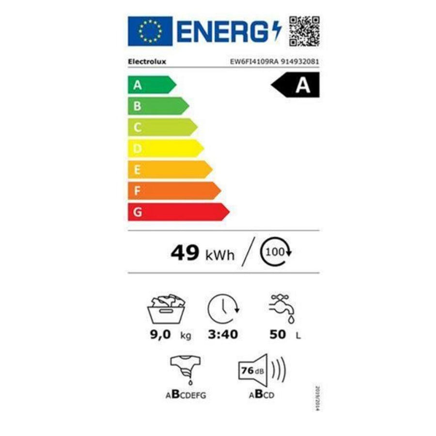 Lave-linge hublot ELECTROLUX EW6FI4109RA