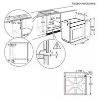 Four Chaleur Tournante 72 L Reconditionné ELECTROLUX EOE7P12Z
