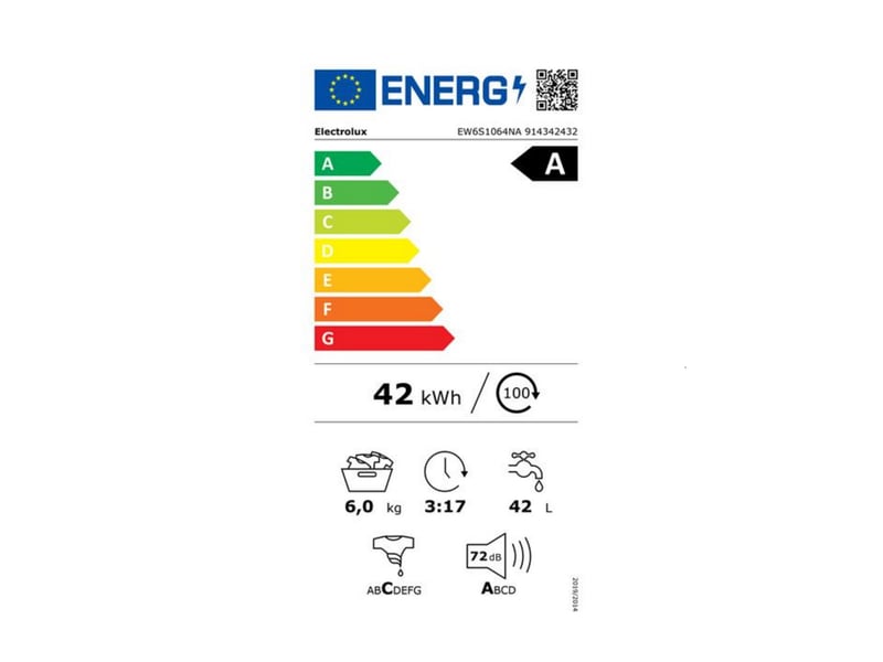 Lave-linge hublot ELECTROLUX EW6S1064NA