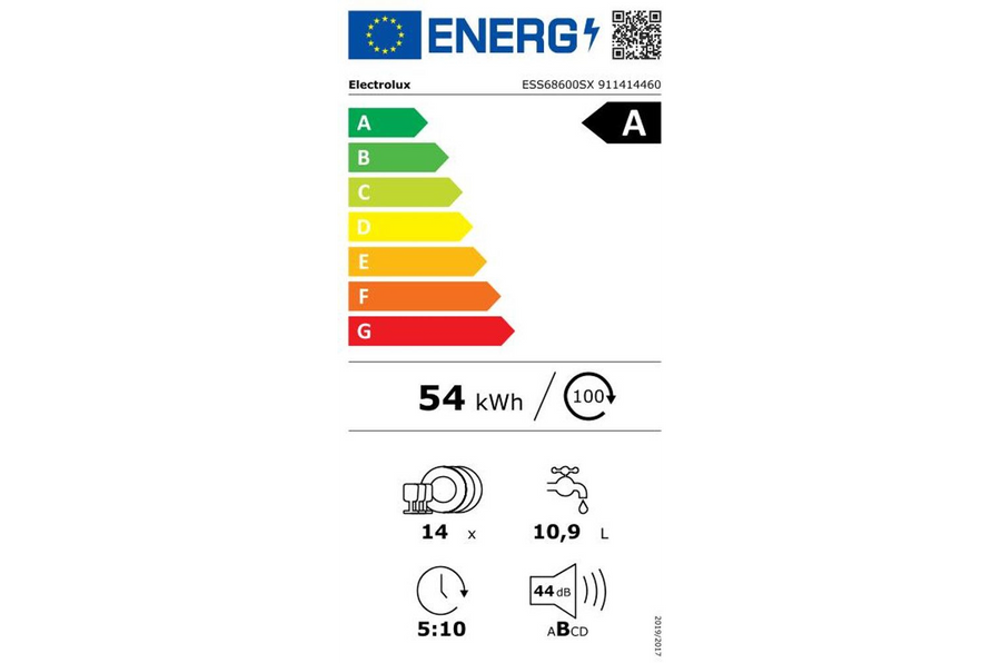 Lave-vaisselle pose libre ELECTROLUX ESS68600SX