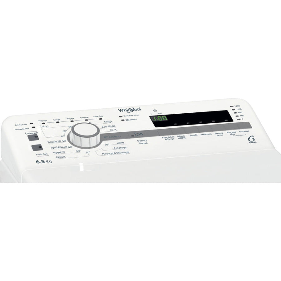 Lave-linge Top 6.5 kg Reconditionné WHIRLPOOL TDLR65231FRN