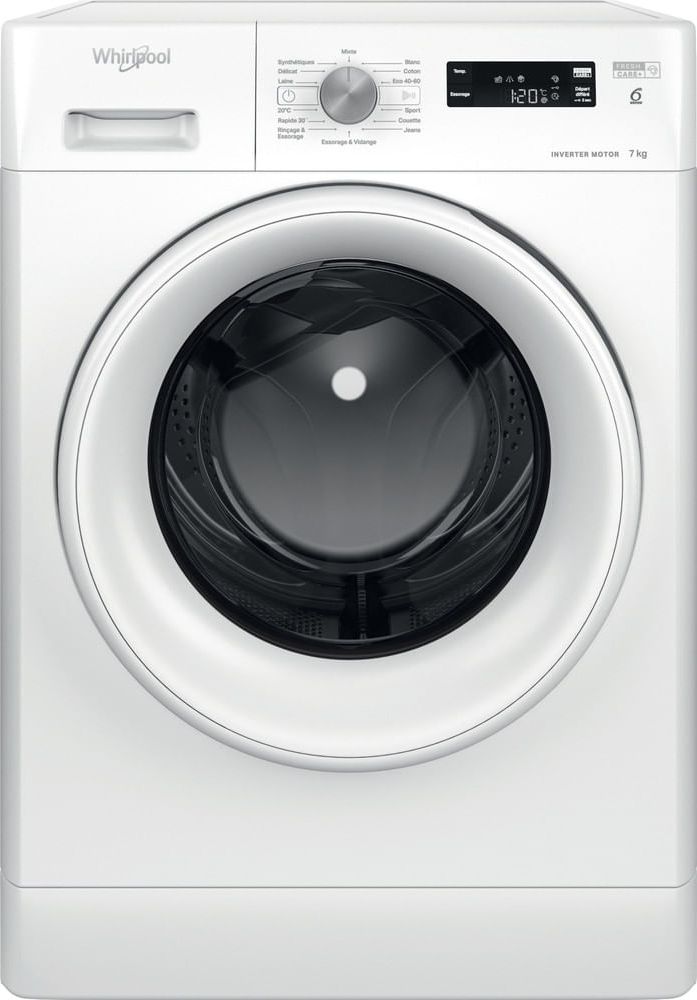 Lave-linge hublot WHIRLPOOL FFS7458WFR