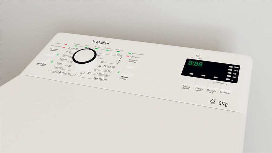 Lave-linge Top 6 kg Reconditionné WHIRLPOOL TDLR6248FR/N