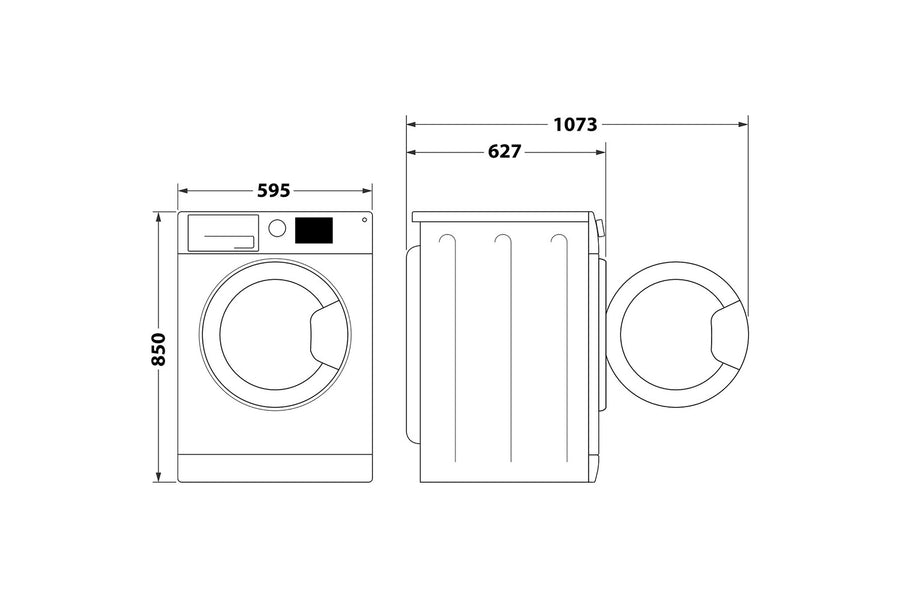 Lave-linge hublot WHIRLPOOL FFBB9489BVFR