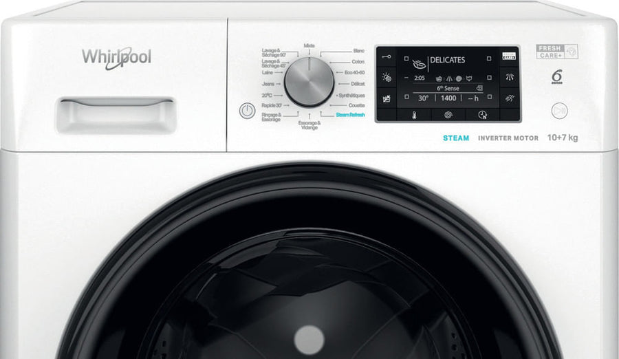 Lave-linge sechant WHIRLPOOL FFDD1074489BVFR