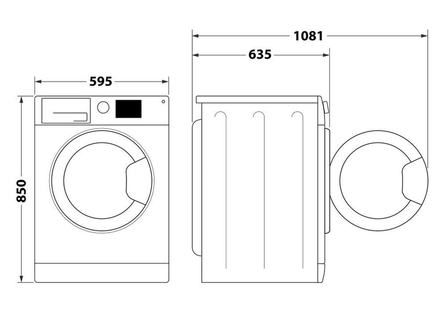 Lave-linge hublot WHIRLPOOL FFBD11489BVFR