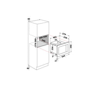 Four micro-ondes encastrable HOTPOINT MF25G IX HA