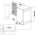 Lave-vaisselle pose libre WHIRLPOOL WFO3T141PX