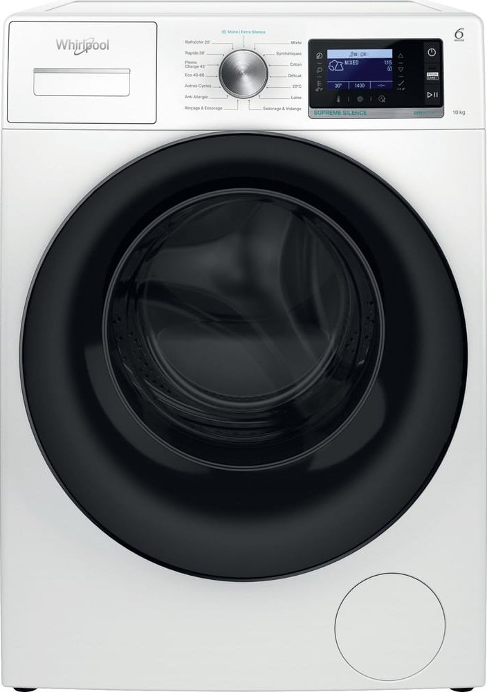 Lave-linge hublot WHIRLPOOL W6W045WBFR