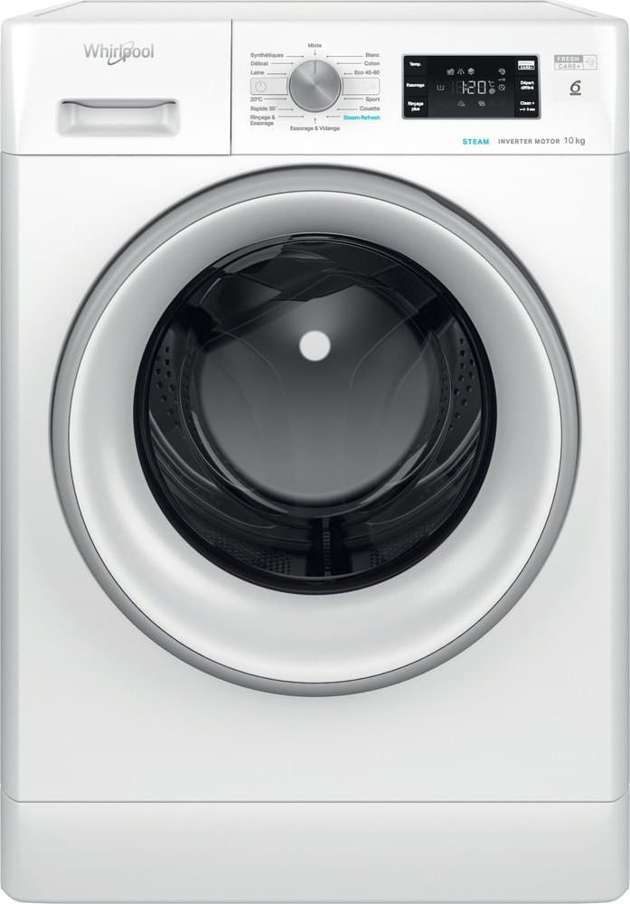 Lave-linge hublot WHIRLPOOL FFB10469SVFR