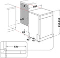 Lave-vaisselle pose libre WHIRLPOOL W7FHP33S