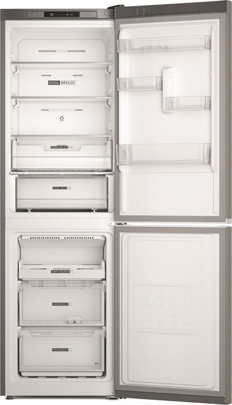 Réfrigérateur avec congélateur WHIRLPOOL W7X 82I OX