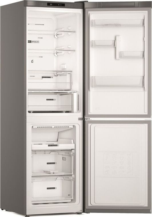 Réfrigérateur avec congélateur WHIRLPOOL W7X 82I OX