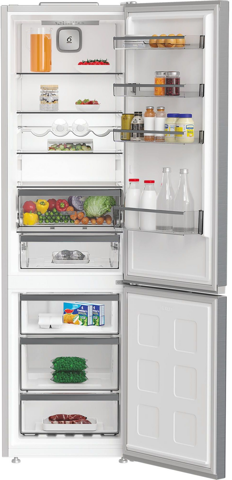 Réfrigérateur avec congélateur WHIRLPOOL WHK25404XP4E