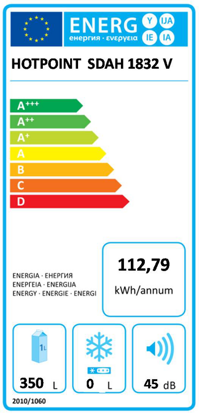 Réfrigérateur une porte HOTPOINT SDS 1722 VJ