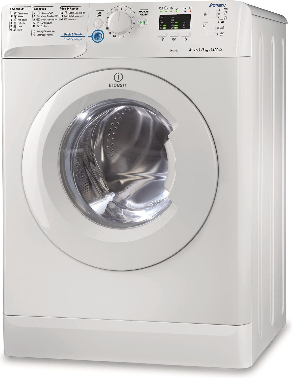 Lave-linge sechant INDESIT XWA 71452 W FR